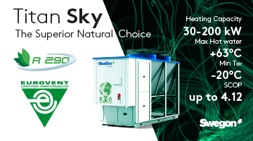 BLUEBOX TITAN SKY kültéri léghűtéses hőszivattyú – A kiváló „természetes” választás!
